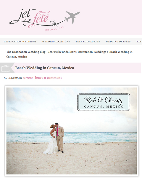 Cancun Destination Wedding