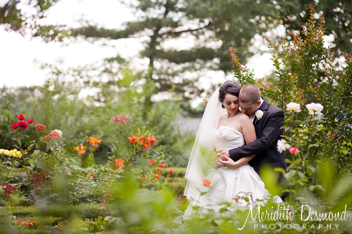 Bride and Groom at Liberty Hall Kean University