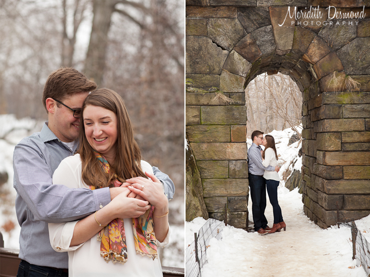 Emily + Andrew – Cozy Upper West Side and Central Park Engagement