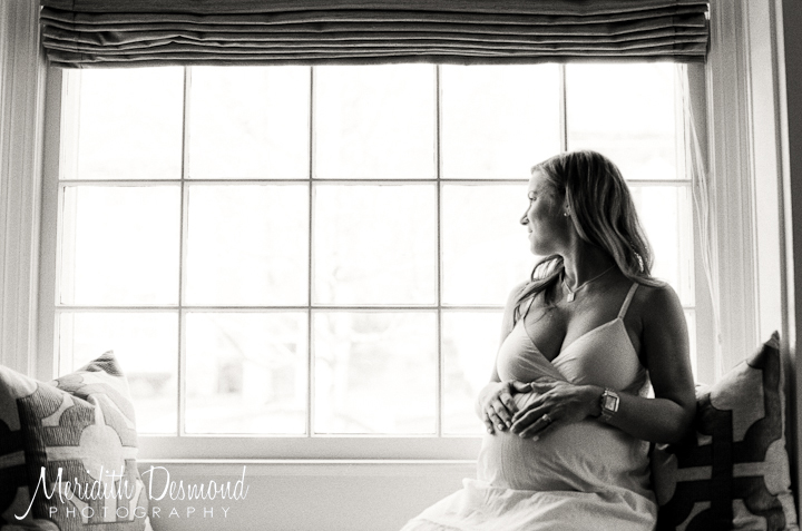 Kristen + Matt – B&W Film Maternity Session