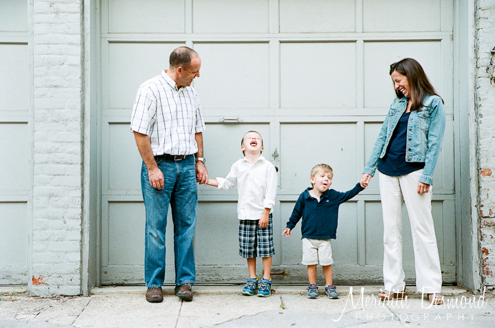 Theresa + Dennis + Brandon + Kieran – Hoboken Family Session on Film