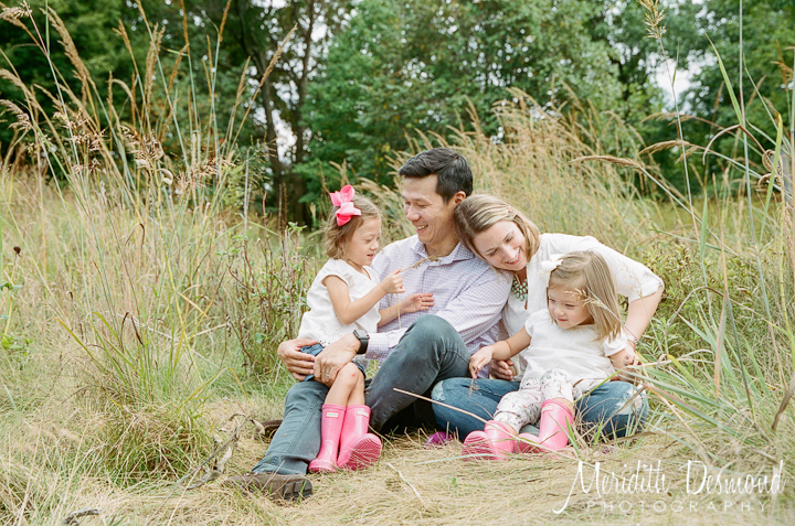 Jennifer + Alex + Charlotte + Merel – Allendale Family Session on Film