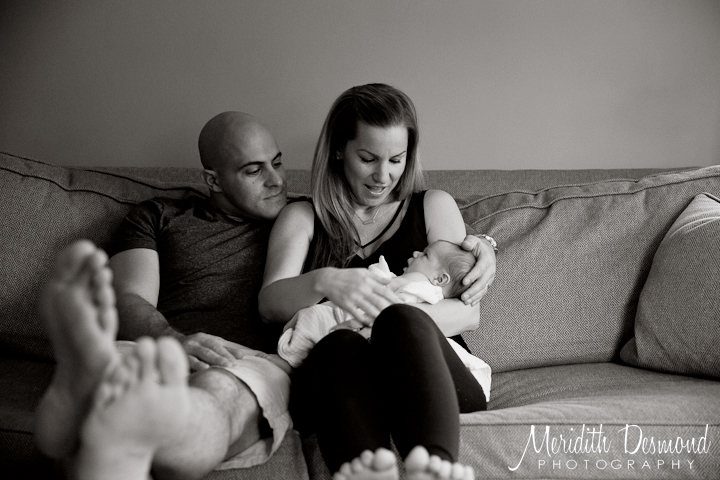 Kristen + Matt + Luca – Madison Newborn Photography