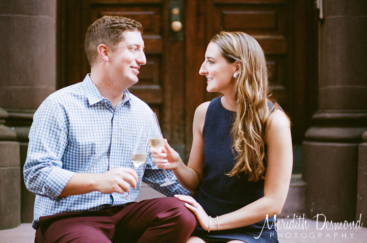 Shannon + Tim – NYC Engagement Session on Film