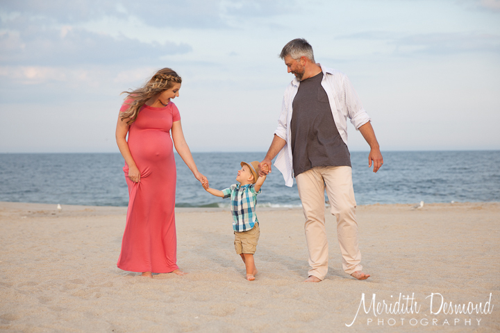 Eric + Jennifer + Emmett – Point Pleasant Family Photo Session