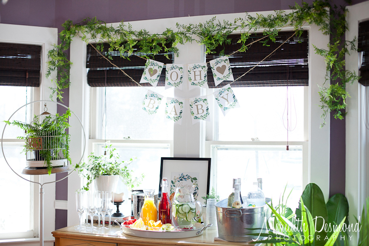 Marissa’s Greenery Gender Neutral Baby Shower