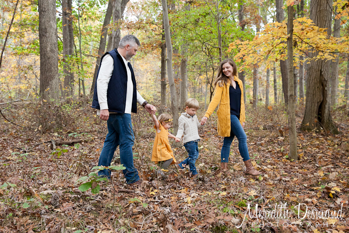 Jennifer + Eric + Emmett + Evelyn – Watchung Reservation Family Session